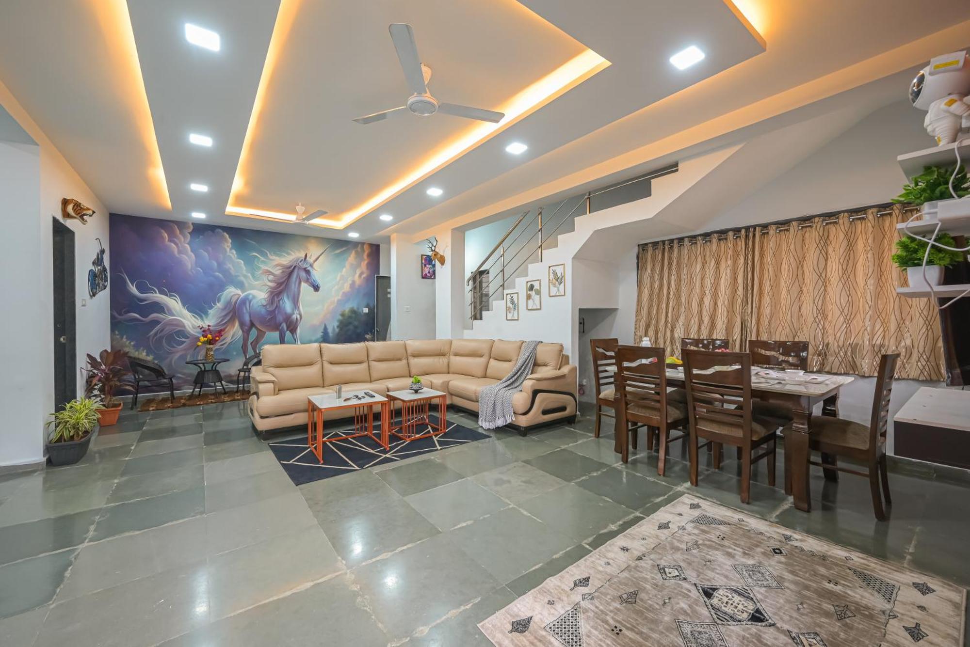 Ll Empyrean Stay II Luxury Ll Celestial Unicorn Villa Ll 3Bhk Ll Ac Ll Private Big Pool Ll โลนาวาลา ภายนอก รูปภาพ