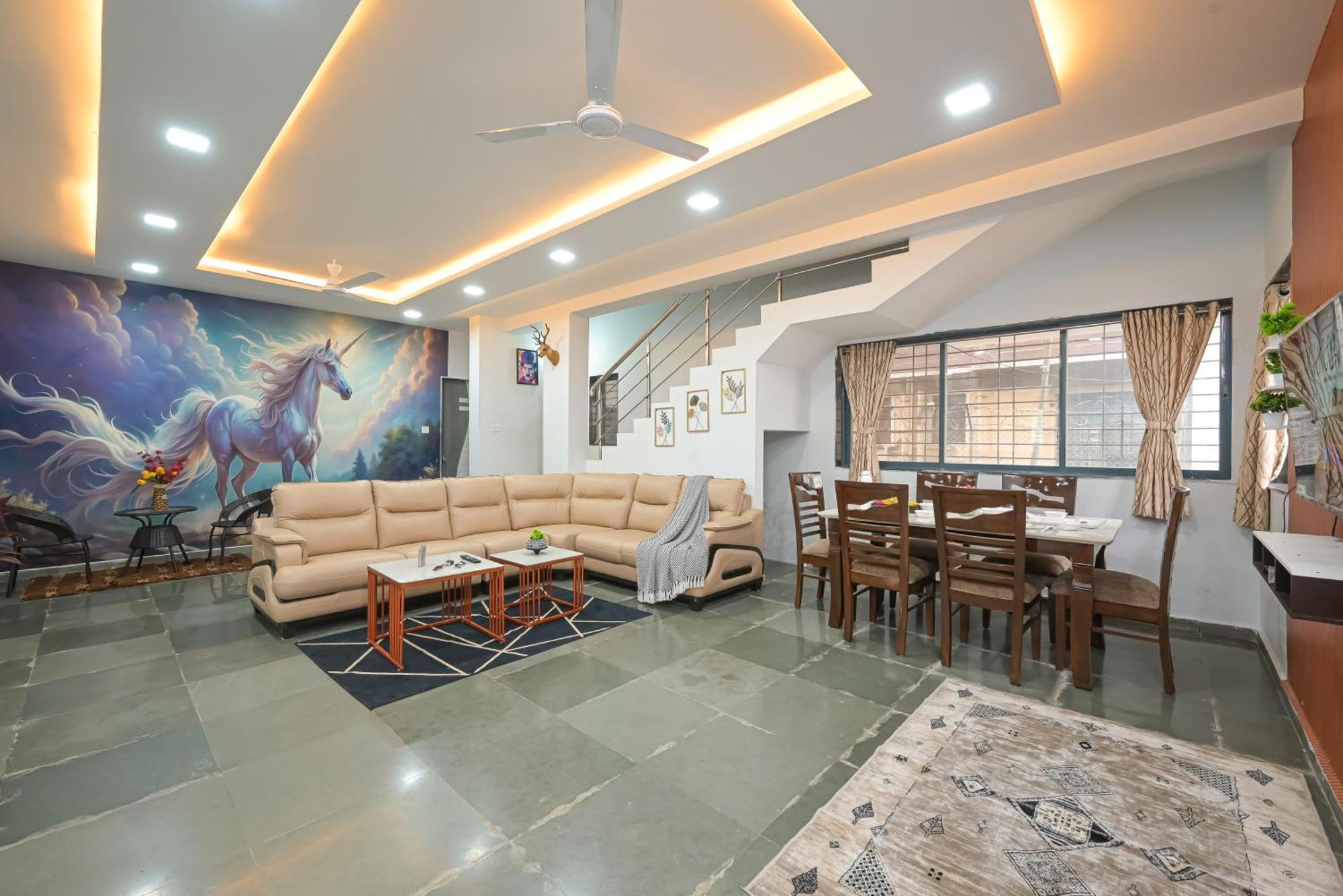 Ll Empyrean Stay II Luxury Ll Celestial Unicorn Villa Ll 3Bhk Ll Ac Ll Private Big Pool Ll โลนาวาลา ภายนอก รูปภาพ